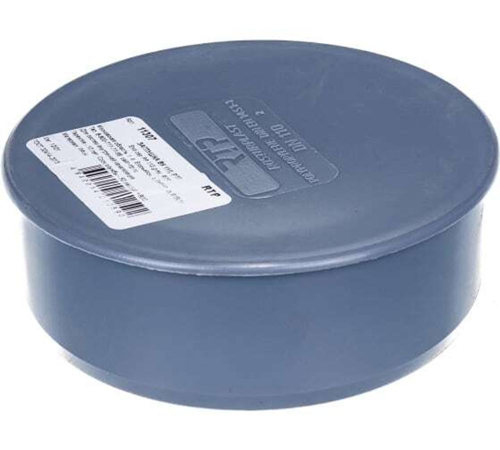 Заглушка ВК ПП 110, короб, серый,РТП (140/1)