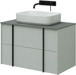 Тумба с раковиной Allen Brau Reality 1.32005.PWM 80 рapyrus white matt