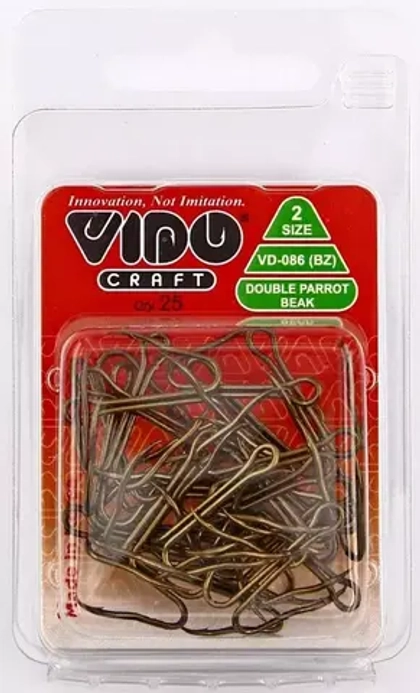 Двойник VD-086 Double Parrot Beak BZ (25шт/уп)