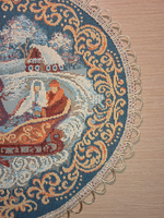 Набор декоративных гобеленовых салфеток "Тройка" (1+6 шт.)