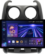 Магнитола для Renault Duster 1 2015-2020, Lada Largus 2021+ (без мультируля, рамка большая матовая) - Teyes CC3-2K монитор 13" 2K QLED на Android 10, ТОП процессор, CarPlay, 4G SIM-слот