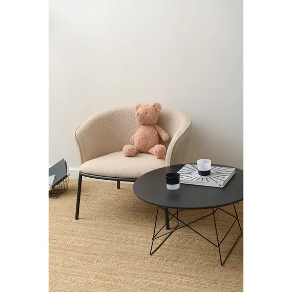 Кресло Paal бежевое букле