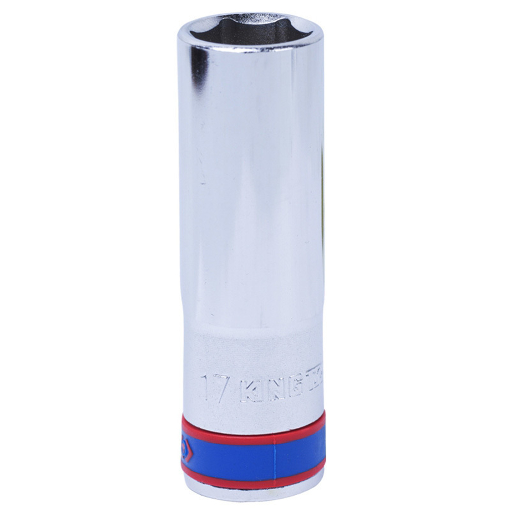 KING TONY (423517M) Головка торцевая глубокая шестигранная 1/2", 17 мм