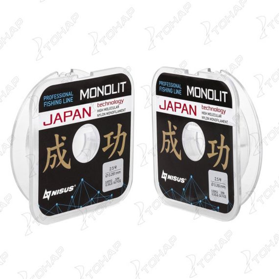 Леска MONOLIT 0,261mm/50m Nylon Transparent (N-MO-0.261-50) Nisus