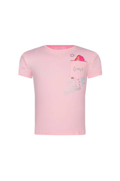 Футболка Guess - розовый(K4GI19 K6YW4)
