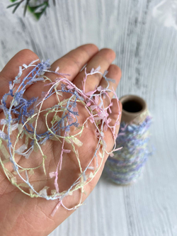 пряжа для вязания травка пушистая реснички