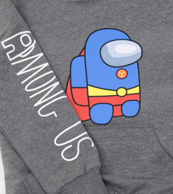 толстовка  among us Супергерой , худи 3217