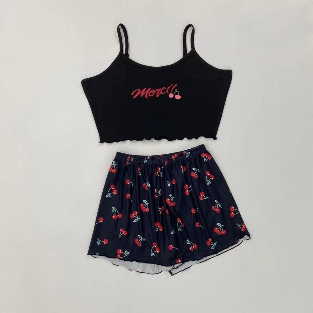 Пижама шорты и топ-майка 8007