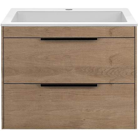 Тумба под раковину Vincea Chiara 2D 60 VMC-2C2600NO подвесная N.Oak