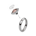 Шарм Qudo Tondo Deluxe Vintage Rose 647005 R/S