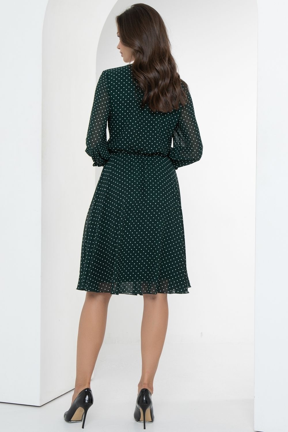 Платье Сицилия (шифон, грин) Diolche (Акция)