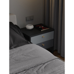 Тумба прикроватная saga, hordur, 55х40х50 см, черная