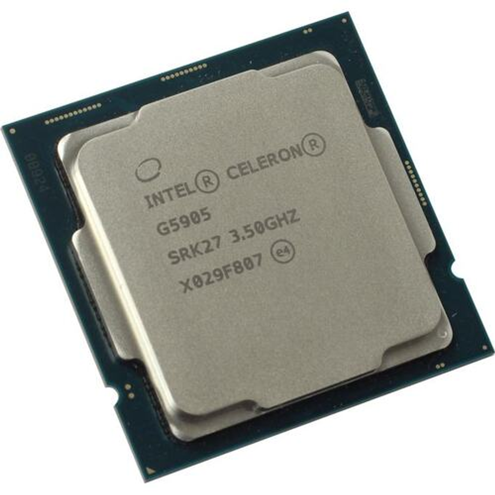 Процессор LGA 1200 CPU Intel Celeron G5905 3.5 GHz/2core/SVGA UHD Graph610/ 4Mb/58W/8 GT/s LGA1200