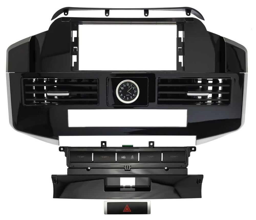 Магнитола для Toyota Land Cruiser 200 2007-2009 (климат на ШГУ, тип C) - Canbox H-Line 3046 монитор 12.3" QLED в стиле MERCEDES на Android 10, ТОП-процессор, CarPlay, 4G SIM-слот