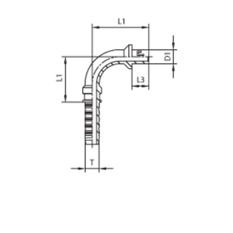 Фитинг DN 20 BEL (Ш) 25 (90)