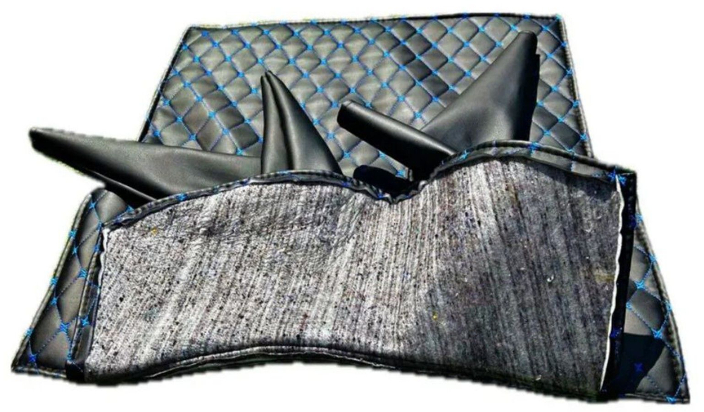 Обшивка-обивка салона УАЗ 469, 7 предметов (синяя нить Бабочка)