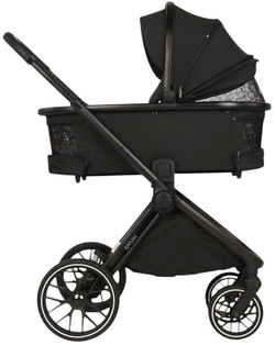 Детская коляска Adamex Spark 2 в 1 7-CARBON-VELVET - ЧЁРНЫЙ-ЧЁРНАЯ РАМА