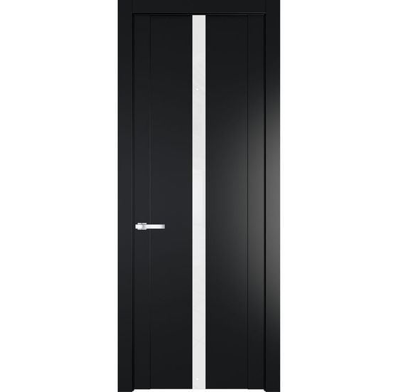 Межкомнатная дверь эмаль Profil Doors 1.8P блэк стекло лак классик