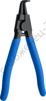 ЗУБР 170 мм, изогнутые губки, Внешний съемник стопорных колец (22821-4)