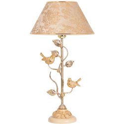 Настольная лампа Терра Spring Айвори с абажуром №38 Антиквайт