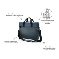 Сумка для ноутбука workbag canvas blue