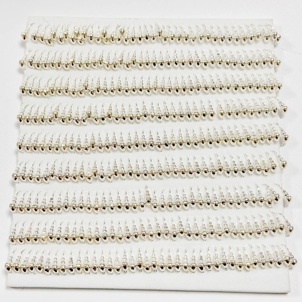 Мормышки вольфрамовые №3 Муравей  цвет серебро 0,35 гр . 0.9мм ( набор 10 штук) цена указана за 1 шту