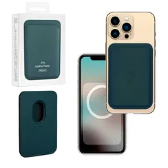 Чехол Leather Wallet Forest Green (Зеленый лес)