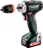 Аккумуляторный шуруповерт METABO PowerMaxx BS 12 Quick 2x2.0 Ач 601037500