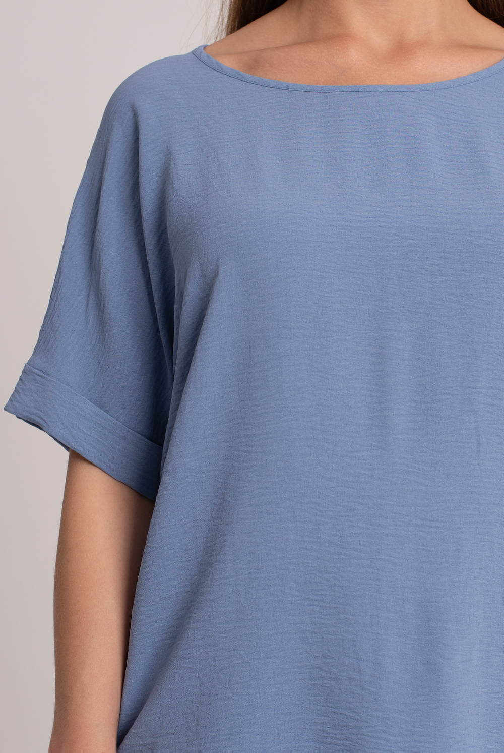 Блузка женская 4581з, св джинс #30СДж094581з