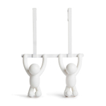 Вешалка надверная buddy, 21,6 см, белая, 2 крючка