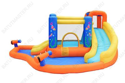 Батут для дачи, распродажа "Подводный мир" 4,2*3,6*1,85 м