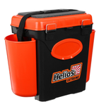 Ящик зимний Helios FishBox 10 л, односекционный, цвет оранжевый