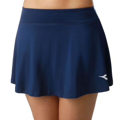 Женская теннисная юбка Diadora Court Skirt Women - Dark Blue, White