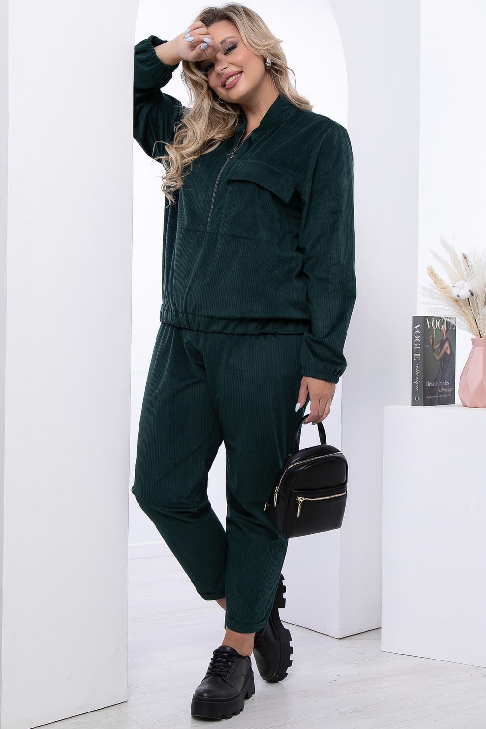 Костюм "Августа" (изумруд) К5140 LT Collection