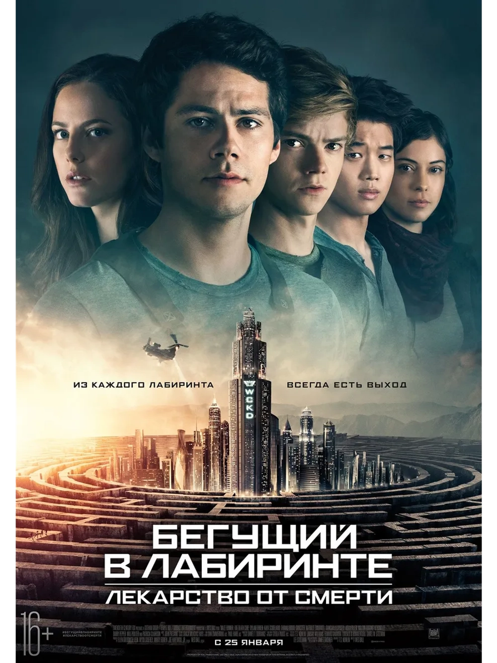 Бегущий в лабиринте: Лекарство от смерти (2018) (DVD-R)