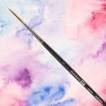 Кисть художественная проф. BRAUBERG ART CLASSIC, колонок, лайнер, № 1, короткая ручка, 200942