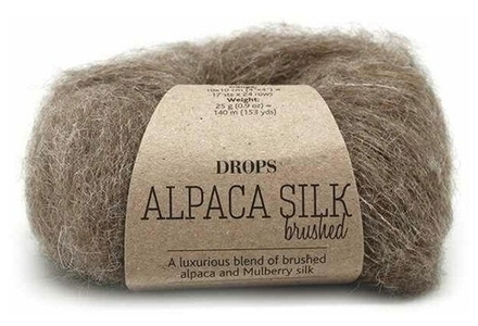 Пряжа Drops Brushed Alpaca Silk 05 beige