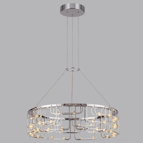 7059/44L HIGHTECH ODL26 Подвесной светильник  нерж/сталь хром IP20 LED 44W 3960Лм 3000K 220V ZAHA