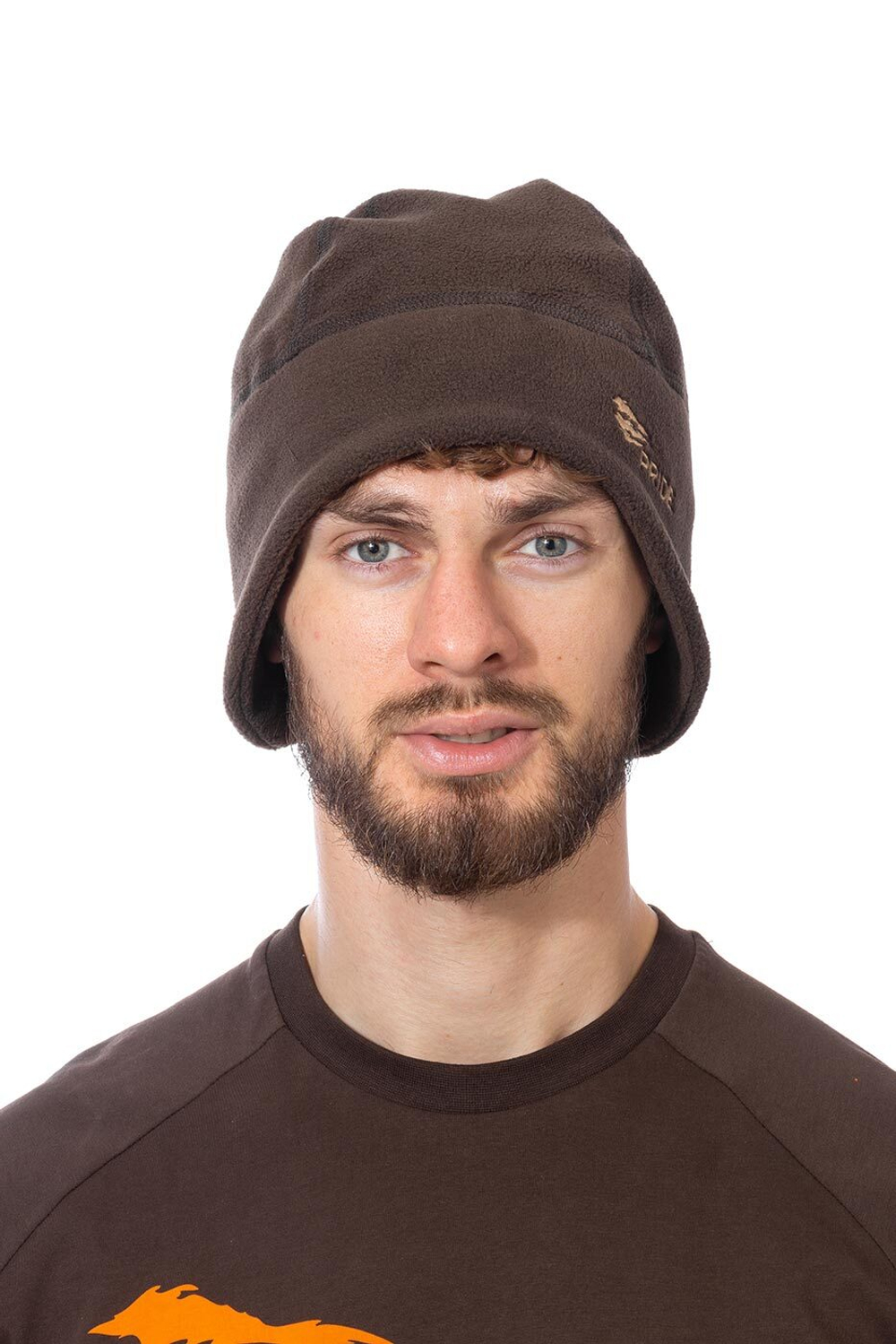 Флисовая шапка PRIDE Якут, коричневый
