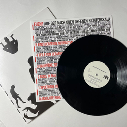 Винтажная виниловая пластинка LP Einsturzende Neubauten Fuenf Auf Der Nach Oben Offenen Richterskala (Germany 2002)