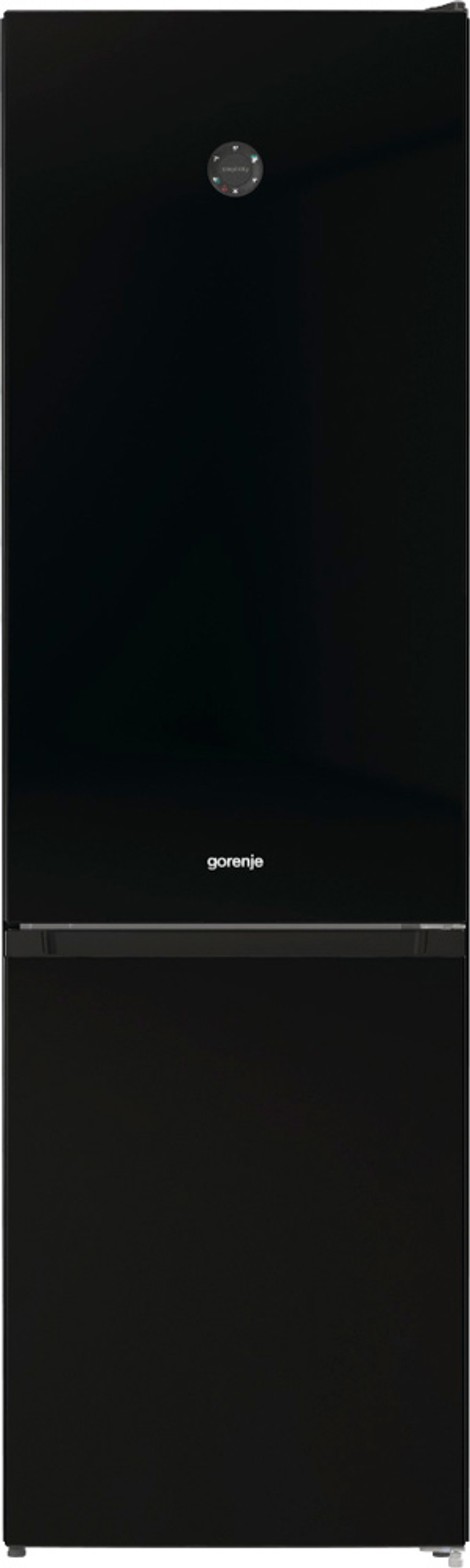 Отдельностоящий двухкамерный холодильник Gorenje NRK6201SYBK