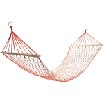 Гамак 200*80 см плетеный с перекладиной, нейлон