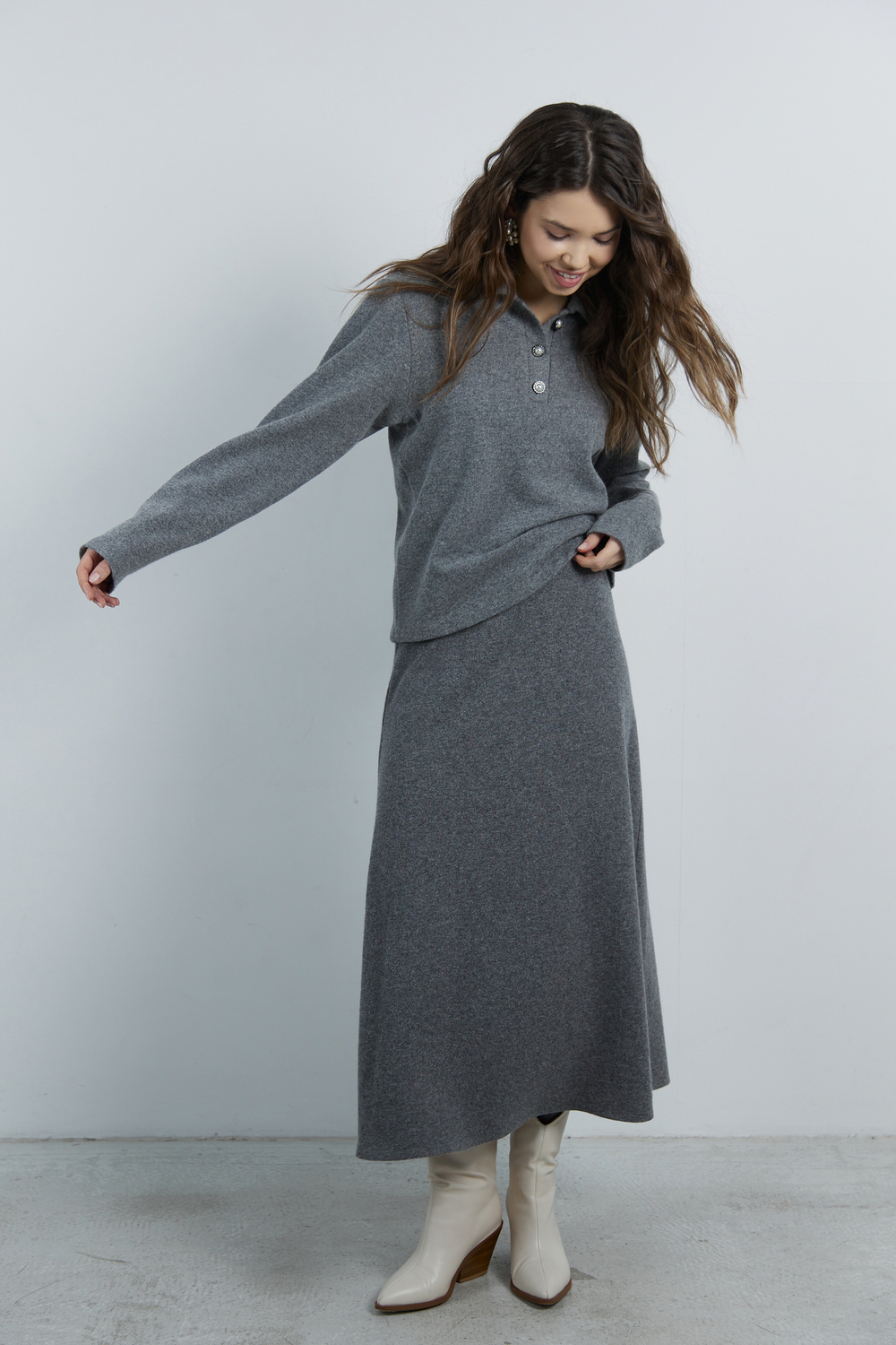 Юбка из шерсти