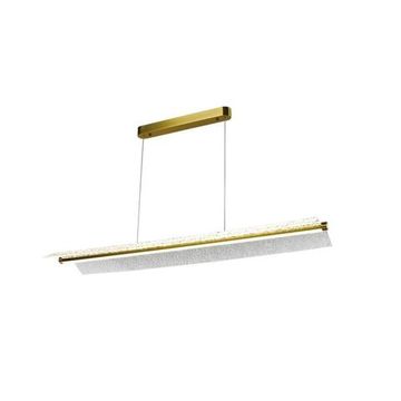 Подвесной светильник 55W 3500K APL.077.13.55 прозрачный/латунь Lutka Aployt