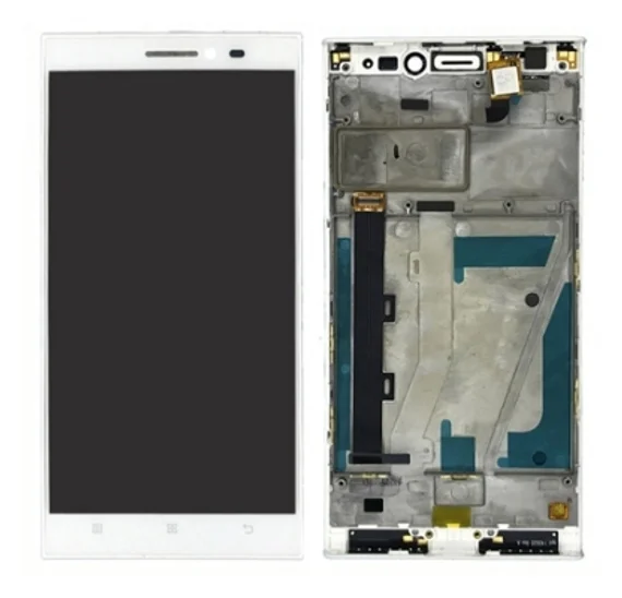 Дисплей для Lenovo VIBE Z2 в сборе с тачскрином на рамке (White)