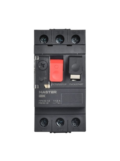 Пускатель ПРК32-1.6 In1.6А Ir1.0-1.6А Ue 660В KARAT IEK DMS11-D16