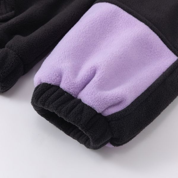 Толстовка Turbo fleece Zip черный/фиолетовый - фото 7