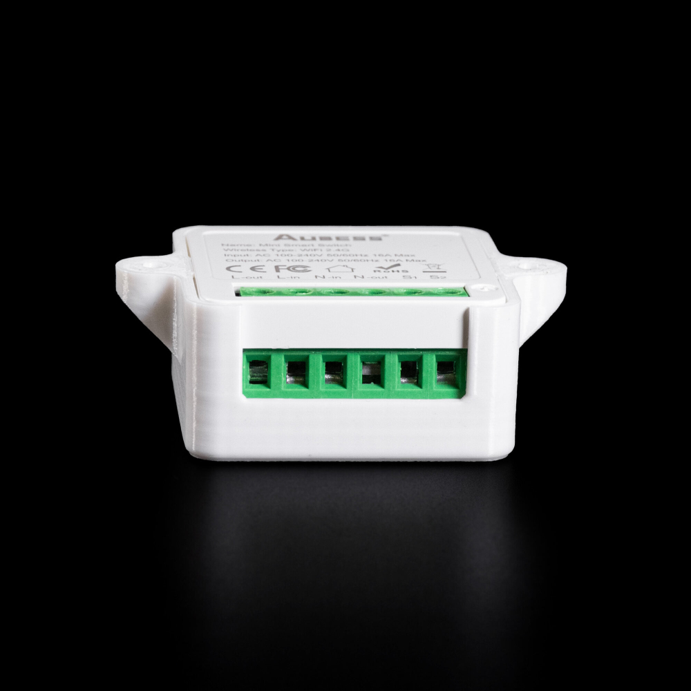 Крепление реле Aubess mini SMART switch на стену, белое