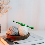 Деревянный крючок для вязания из древесины клена 5 мм. K324