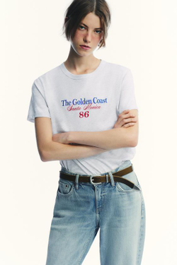 ZARA ДЖИНСЫ TRF КЛЕШ С НИЗКОЙ ПОСАДКОЙ, ГОЛУБОЙ